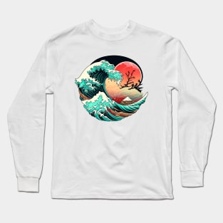 Waves by the sunset Long Sleeve T-Shirt